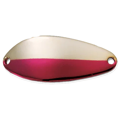 Acme Tackle Little Cleo Fishing Lure Spoon Gold and Neon Red 2/5 oz.