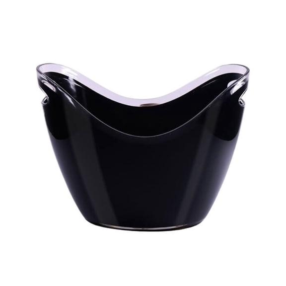 8L Acrylic Ice Bucket Tub Oval Storage Bucket Champagne Bottles For Drinks And Parties