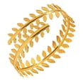 thumbnail image 2 of Brazalete De Brazo Superior Hoja Moda Mujer Brazo Pulsera Para Graduación Boda Playa Fernando Pulsera de brazo, 2 of 8