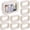 White, variant on 8 Pcs TSA Approved Toiletry Bags Clear Toiletry Bag Diaper Bag Organizer Pouch Set PVC Makeup Pouch with Zipper Waterproof Clear Cosmetic Storage for Travel Purse Organizer Women Men Mothers DayGifts