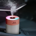 thumbnail image 4 of Mini humidificador, humidificador de vapor frío pequeño de 260 ml con luz LED nocturna colorida, humidificador de escritorio personal USB para automóvil, oficina, hogar, viajes, apagado automático, 2, 4 of 7