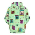 thumbnail image 4 of Colorful Camera Pattern Print Oversized Hoodies For Woman Pullover With Pocket Comfortable Fation Pullover Hoodie S-5XL, 4 of 4