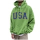 thumbnail image 1 of Men's Loose Printed Hooded Sweatshirt Men's Casual Fashion Sports Sweatshirt L, 1 of 3