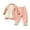 Pink, variant on Autumn Winter Three Layer Quilted Outerwear for Girls Comfortable and Warm Jacket with Thickened Inner Layer for Cold Weather,Kids Outfit,6-7 Years
