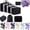 Black, variant on 8 Set Packing Cubes for Travel Essentials - Lightweight Carry-On Luggage Organizer Bags with Shoe, Clothes & Laundry Bags for Airplane, Family & Business Travel(Beige)
