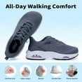 thumbnail image 6 of Artlea Wide Toe Box Walking Shoes for Men with Arch Support Orthotic Sneakers for Plantar Fasciitis Athletic Cushioning Men's Running Shoes for Foot Pain Relief, US Size 10, 6 of 8