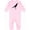 AD-Pink, variant on Inktastic Country Crow Caw. Silhouette Baby Romper Coveralls