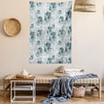 thumbnail image 2 of Floral Tapestry, Swirls Daisy Flower Bouquets Beauty Exquisite Flourishing Nature Essence, Wall Hanging for Bedroom Living Room Dorm Decor, 40W X 60L Inches, Sky Blue Grey Apricot, by Ambesonne, 2 of 5
