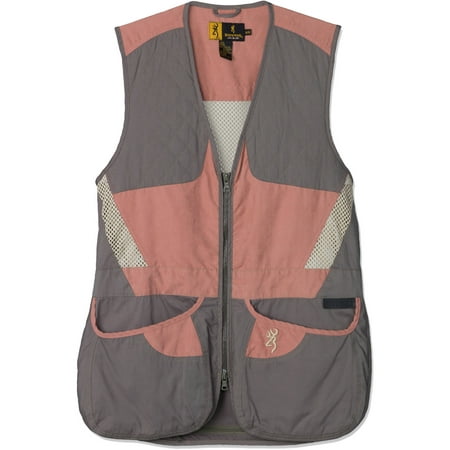 Browning Summit Shooting Vest for Her, Smoke/Hot