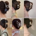thumbnail image 3 of EKE Women’s Hair Clip Vintage Retro Back-Wear Elegant Hair Accessory with Fashion Texture, 3 of 10