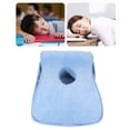 thumbnail image 1 of unbranded Almohada Para Dormir En Oficina De Espuma Viscoelástica Azul Y Transpirable Para Hogar, 1 of 5