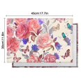 thumbnail image 5 of Pioneer Flower Floral Print Pattern Summer Placemats Table Placemats Set Of 6-Linen Kitchen Washable Placemats Table Mats 12x18 Inch Non-Slip Heat Resistant, 5 of 5