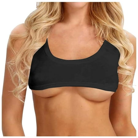 Flash Deal Women Strapless tops Tube top Bra Padded Women s Fashion Casual Solid Color Sleeveless Bra and Tube top