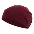 thumbnail image 1 of Turbante para mujer, gorro de quimioterapia de poliéster, turbante para niñas, 1 of 8