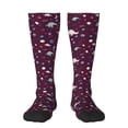 thumbnail image 2 of Lsque Space Dinosaur Printed Crew Socks Men's Women's LightWeight Thin Casual Calf Socks ,Knee High Socks,Cotton Socks, 2 of 9