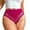 Hot Pink, variant on HOMBOM Womens Tummy Control Panties Black Cheeky Seamless Briefs Spandex Underwear for Ladies M