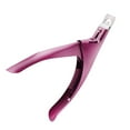 thumbnail image 2 of Guardurnaity Cortador de puntas falsas francesas de Gel acrílico con cabeza inoxidable, 5 colores, herramientas para el cuidado de niñas Juegos de manicura Rosa roja, 2 of 6