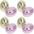 thumbnail image 2 of Fiudx Huevos de Cristal Espejado, Juego de Bolas Reflectantes Decorativas, Adornos de Espuma Duraderos, Adornos Colgantes Versátiles para Fiestas, Decoración Festiva de Pascua, Uso En Interiores y Ex, 2 of 6