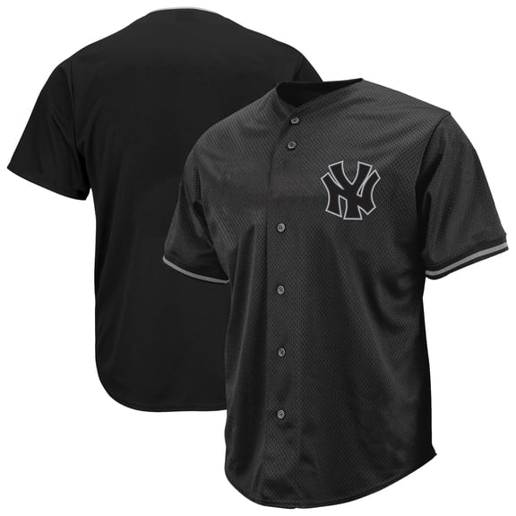 Men's Profile Black New York Yankees Big & Tall Pop Fashion Jersey