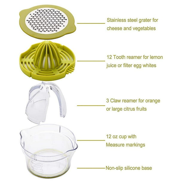 Manual Juicer Fruit Squeezer Lime Juicer With 400 Ml Container Walmart.ca