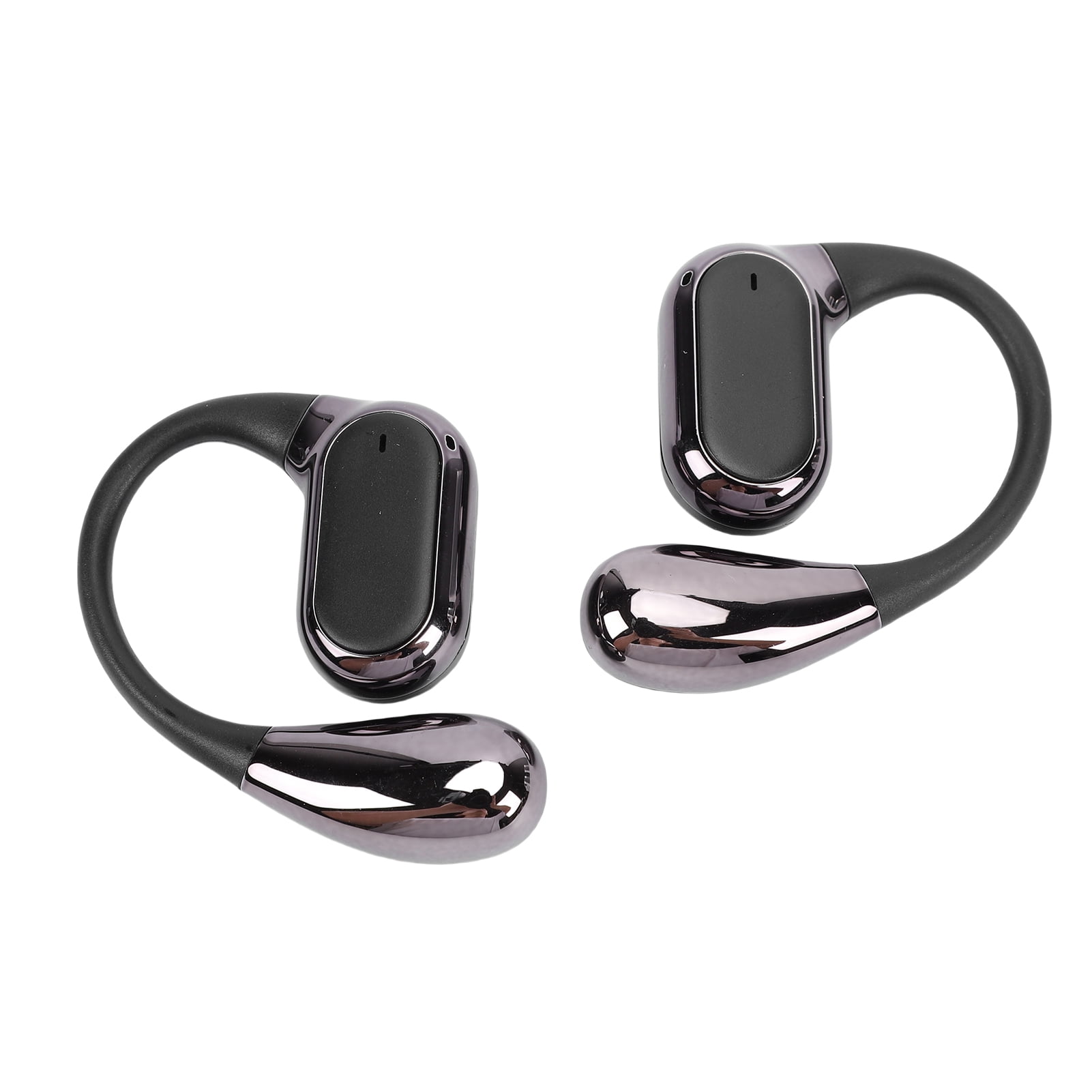 NFTIGB Q22 Open Ear Hook Headphones Wireless Bluetooth 5.4 HiFi Audio Built-in Noise Cancelling Mic 60H Playtime Lightweight for Cycling Running Workout Black (4.7 x 3.9 x 1.6 in / 12 x 10 x 4 cm)