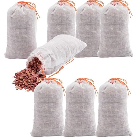10 Pack Cedar Sachets Bags,Bexikou Cedar Chips Sachets for Shoes Clothes Storage,Closet and Drawers Fresh Scents,Home Fragrance Sachet for Drawers and Closets