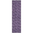 thumbnail image 2 of Addison Rugs Chantille Indoor/Outdoor Transitional Floral Purple Washable Runner Rug, 2'3" x 7'6", 2 of 5