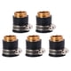 thumbnail image 1 of EeaseMX Adaptador de conectores de grifo universal de 5 piezas Adaptador de cobre del conector del purificador de agua del grifo (negro), 1 of 8