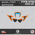 thumbnail image 3 of Kalair GFX Graphics Kit for Ktm 690 DUKE (2012-2020) Scalper Series, 3 of 5