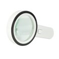 thumbnail image 1 of Lupa de lectura iluminada, lupa 20X con 12 luces LED, lupa de mano, lupa iluminada para lectura, joyería, personas mayores, observación y manualidades (plata) 1 pieza ZefeiWu 8390605351723, 1 of 1