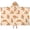 Orange Cat and, variant on Lucky Cat Red Pattern Teens Hooded Bath Towel Wrap for Ages 3 To 12,Quick Dry Lightweight Soft Microfiber Bath Beach Pool,60"x35"