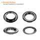 thumbnail image 4 of Uxcell 10Set Ojales de 25mm 1 Pulgada Kit de Ojales de Latón con Arandelas para Tela, Cortinas, Lonas, Cinturones de Cuero, Zapatos, Bolsas DIY, Negro, 4 of 6