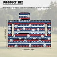 thumbnail image 7 of SEANATIVE Universal Golf Cart Seat Covers Towel Blanket, Portable UV Resistant Club Car Accessories, Compatible with 2-Person Carts, Stars and Stripes Golf Ball Print Patriotic Decoration, 7 of 7