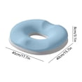thumbnail image 3 of Btomtd Stress-Relieving Thickened Chair Cushion Soft Memorys Foam Seat Cushion For Office Chair Kitchen Dining Desk Wheelchair Non-Slide Bottom Round Pad, 3 of 6