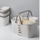 thumbnail image 4 of Advancent Cesta de ducha, bolsa de limpieza de plástico, práctica caja de almacenamiento multifuncional para de baño, suministros para Almacenamiento y organización del hogar Gris, 4 of 6