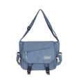 thumbnail image 1 of Bandolera de lona estilo Ins coreano, azul, 1 of 1