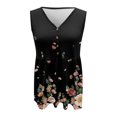 thumbnail image 5 of Blusa sin mangas con cuello en V y botones para mujer Fridja  nalpqowj29554, 5 of 5