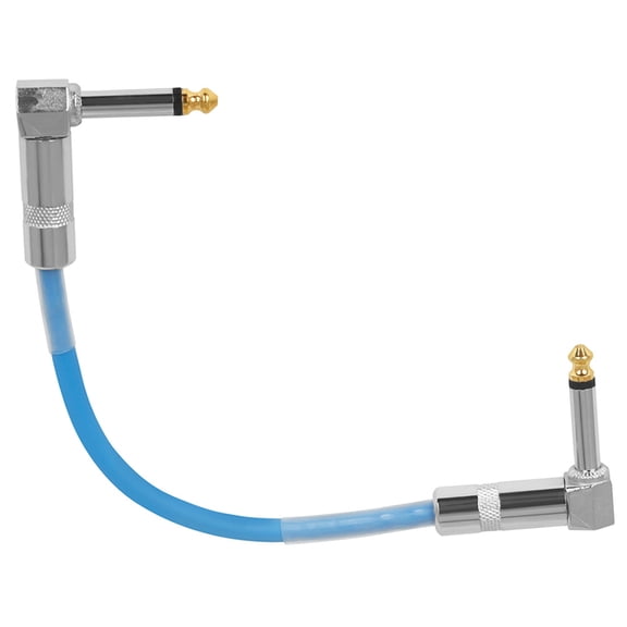 USHOBE Guitar Effect Cable Blue 4.60X1.30X8.7Inches 1Pack Simple Exterior Design for Musicians Electric Guitar Cord