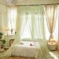 thumbnail image 1 of weibbin Princess Style Dome Mosquito Net High Density Mesh Foldable Ceiling Mounted Canopy, 1 of 6
