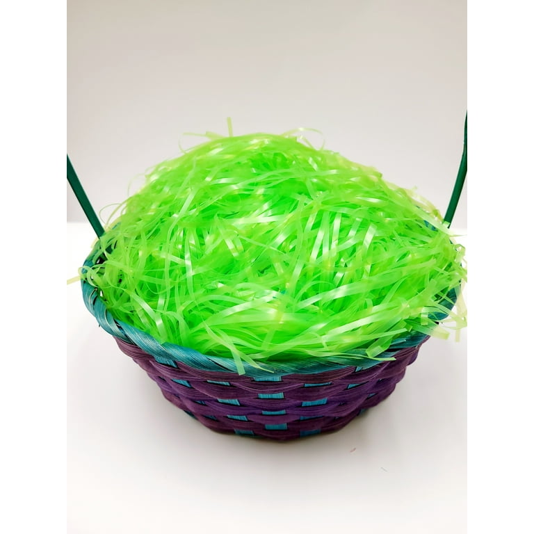 Way To Celebrate Easter Plastic Easter Grass, Green, 1.25 oz