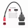 thumbnail image 5 of OBD to OBD2 Adapter 6pin to 16pin Diagnostic Reading for Honda Suzuki Yamaha, 5 of 5