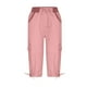thumbnail image 5 of Ichuanyi liquidación de la moda femenina pantalones de carga de cintura alta en línea A-línea de bolsillo de pierna ancha suelta pantalones de secado rápido ICHUANYI WER2023082207547, 5 of 6