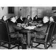 thumbnail image 2 of Pres. Franklin Roosevelt Meets With Cabinet In Emergency Session. 1938. Seated Clockwise Around A Table Franklin D., 2 of 2