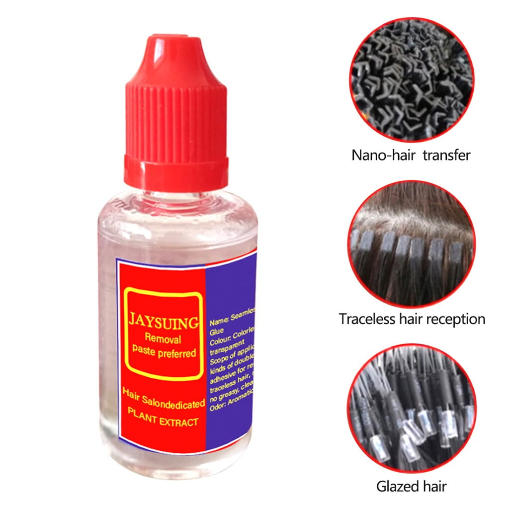 hair extensions glue removal
