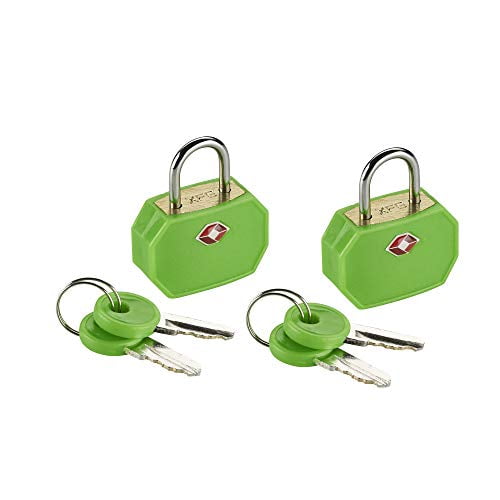 And Gym Backpack Laptop Bag or Purse Clark Travel Sentry TSA Lock Mini Padlock for Luggage Suitcase Perfect for Airport Includes 4 keys Hotel - 2 Pack Lewis N Green Carry On