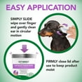 thumbnail image 6 of Vet's Best Ear Cleansing Relief Finger Wipes for Dogs - 50 Disposable Wipes, 6 of 8