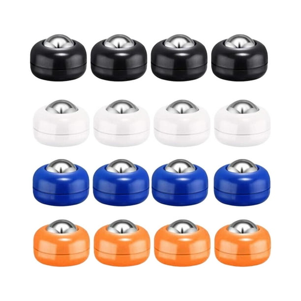 Juego de rodillos para tejo, 16 Uds., equipo de tejo de 25mm, discos de juego de mesa portátiles para juegos familiares