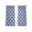Blue, variant on Retro Rhombus Sheer Curtains 63 Inch Length 2 Panels Set Window Treatments, Morocco Abstract Geometric Art Navy Blue Rod Pocket Semi Curtains for Living Room/Bedroom/Kitchen Décor, 104"W x 63"L