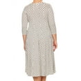 thumbnail image 5 of MOA COLLECTION Women's Plus Size Women's Jersey Knit A-Line Dress, 5 of 6