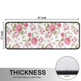 thumbnail image 5 of Kitchen Rugs Sets Of 2,Pioneer Flower Floral Print Pattern Anti Fatigue Kitchen Mat Rugs Non Slip Washable,Decorative Kitchen Floor Mats for Kitchen,Sink,Laundry,17"x47"+17"x47", 5 of 5